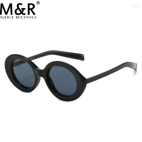 

sunglasses 2023 round women's personalized candy color eyeglass frame fashion versatile street po decorative glasses797, White;black