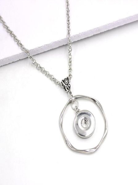 

10pcs interchangeable 18mm snap jewelry liobonar snap buttons charms necklace pendant necklace for women11852229805923, Silver