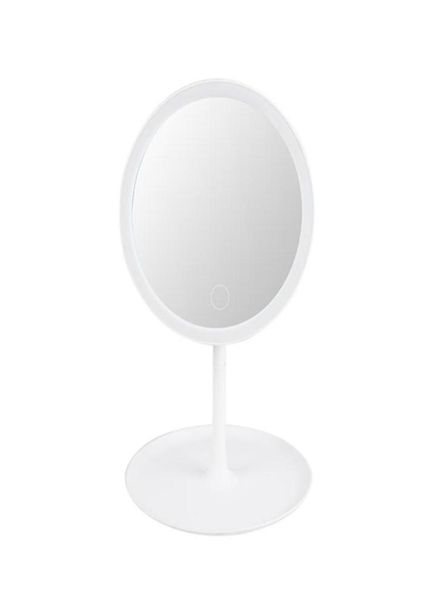 

compact mirrors led makeup mirror touch screen illuminated vanity table lamp 360 rotation cosmetic for countercosmetics9269113