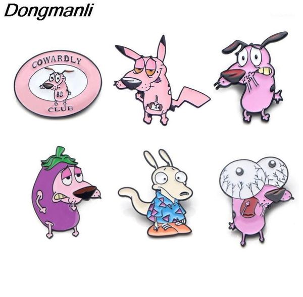 

k848 dog cute enamel pins and brooches for women men lapel pin backpack bags badge collection gifts 1pcs15654401, Gray