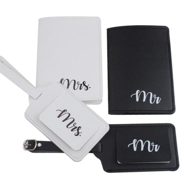 

money clips couple leather pu passport bag black and white certificate bags passport folder plane ticket sleeve 20221010 e340433229063685