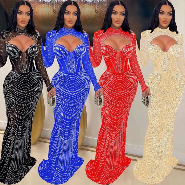 

fashion womens dress pure color drill gauze long sleeves v neck, Black;gray