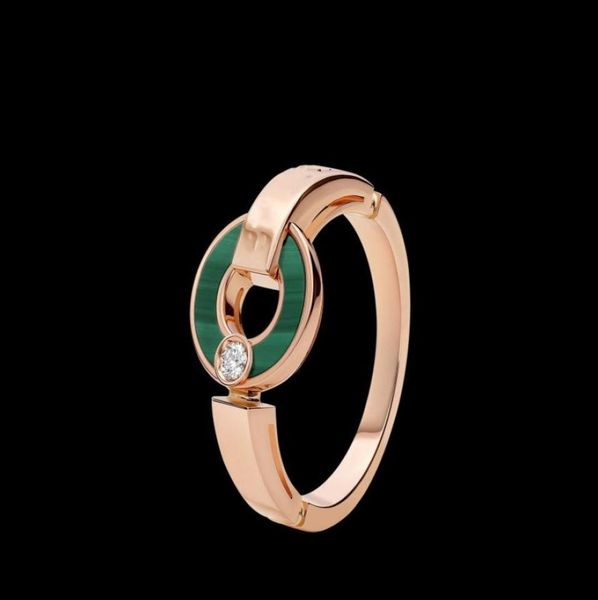 

classic new disc white shell diamond letter ring ladies charm jewelry luxury ring exquisite packaging gift box23804188551917, Silver
