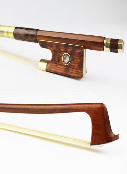 

new 44 size pernambuco violin bow snakewood frog natural mongolian horse hair violin parts accessories 1921468