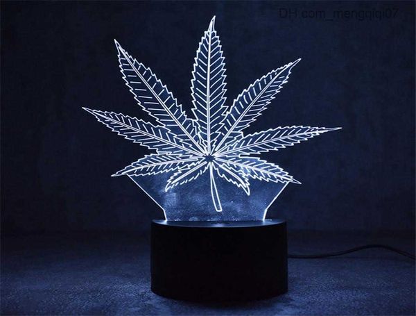 

lamps shades maple leaf hypnotic music night lights 3d stereo color change lamp baby sleeping bedside lights3168706 z230805