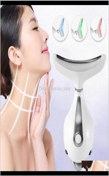 

3 colors facial masr pon therapy heating face wrinkle removal machine reduce double chin skin lifting 8hcut cleaning tools accesso7935337