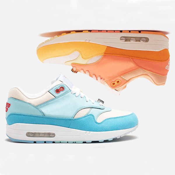 

2023 new 1 puerto rico orange frost blue gale shoes sports fashion men sports low sneakers size 36-47