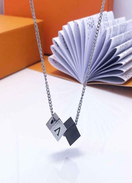 

pendant necklace fashion dice necklaces for man woman design personality 794853, Silver