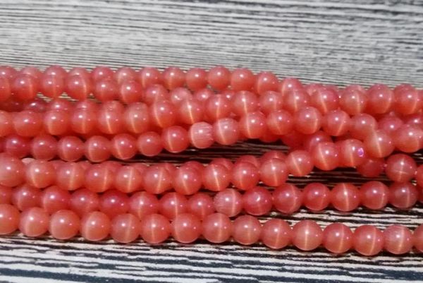 

4mm round beads a grade cats eye glass loose beads09mmreddk orangelt orangeroyaldk powderforestgreenmintl6378587, Crystal
