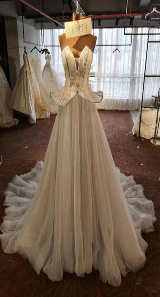 

vintage aline wedding dresses lace half sleeve floor length tulle bride vestido de noiva bridal gown wedding dress32266417213930, White