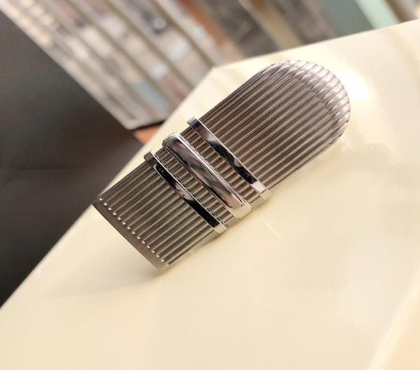 

luxury money clips men banknote clip fine steel wallet with box party girt6979179, Black