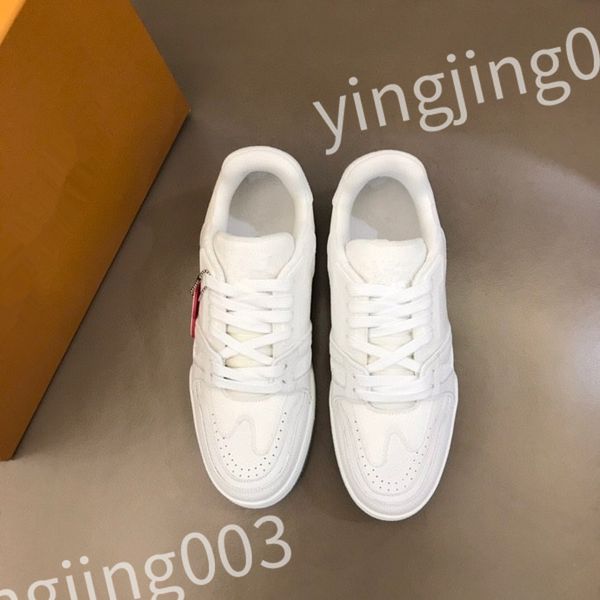 

luxury trainer casual shoes sports shoes golden fashion men women casual shoes white leather flat shoe quality 39-45 rd220803, Black
