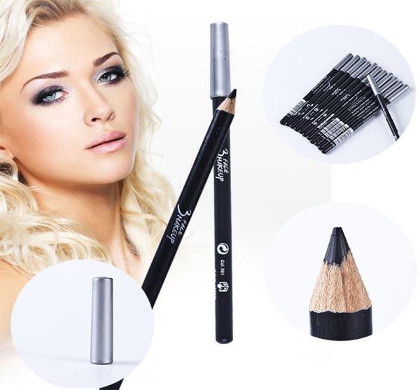 

black brown eyeliner waterproof and sweatproof longlasting nonsmudge eyeliners hard core eyebrow pencil makeup tools whole8140146