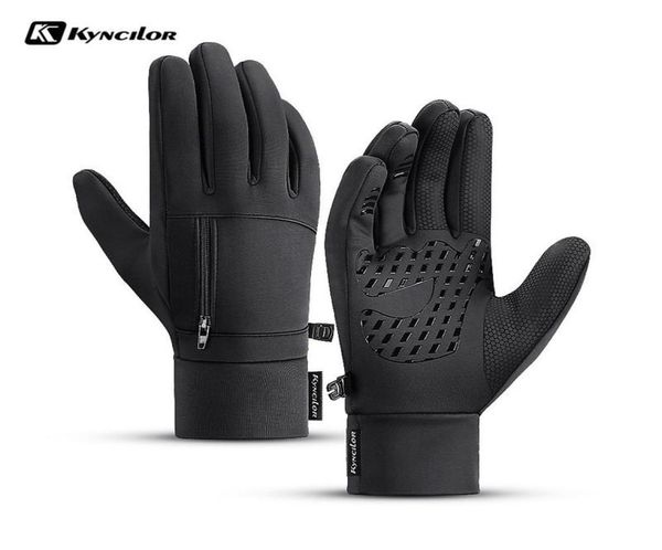 

ski gloves winter men women snow waterproof cycling full finger warm thermal fleece with small zipper pocket8972269