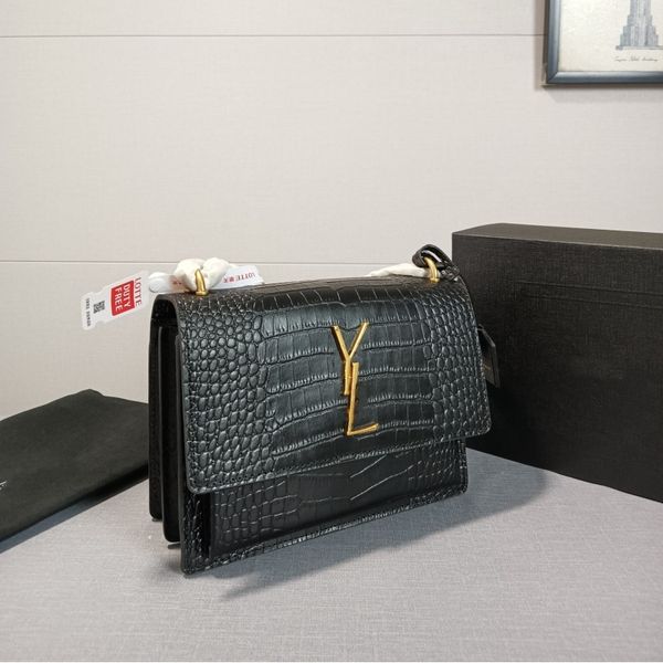 

evening bags crocodile print tote bag designer bag luxury shoulder bags women crossbody bag canvas glitter strap purse bag new multicolor su