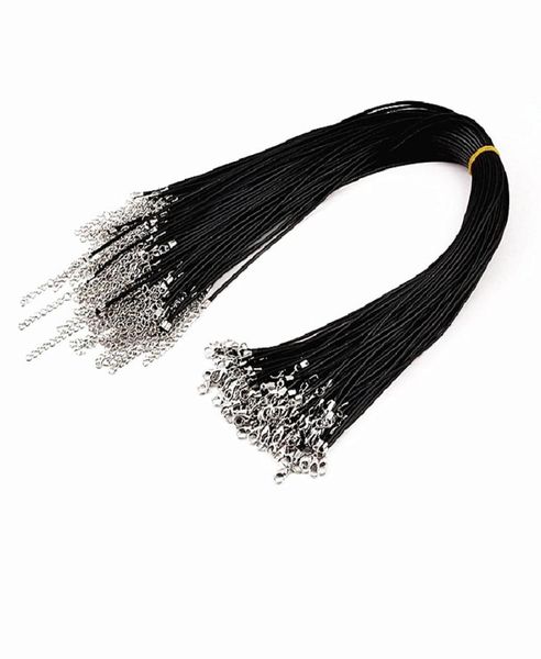 

whole bulk lots 1000pcs black pu leather chain necklaces jewelry accessories brand new7399710, Silver