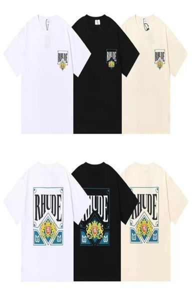 

summer mens t-shirt designer tee quality round neck women printed men weight double yarn cotton short sleeve t-shirt6525855, White;black