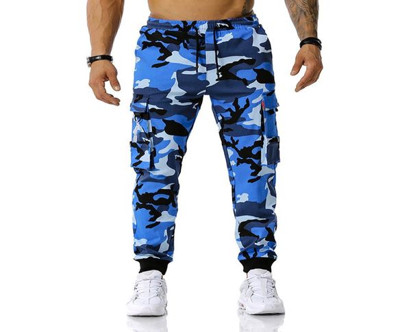 

2022 happyjeffery pure cotton camo harem pants men multiple color camouflage military cargo pant men joggers trousers with pockets4828963, Black