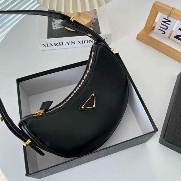 

messenger bags luxurys genuine leather wide zipper crossbody shoulder strap bag crescent bottom handbags purses moon luxury and high sense