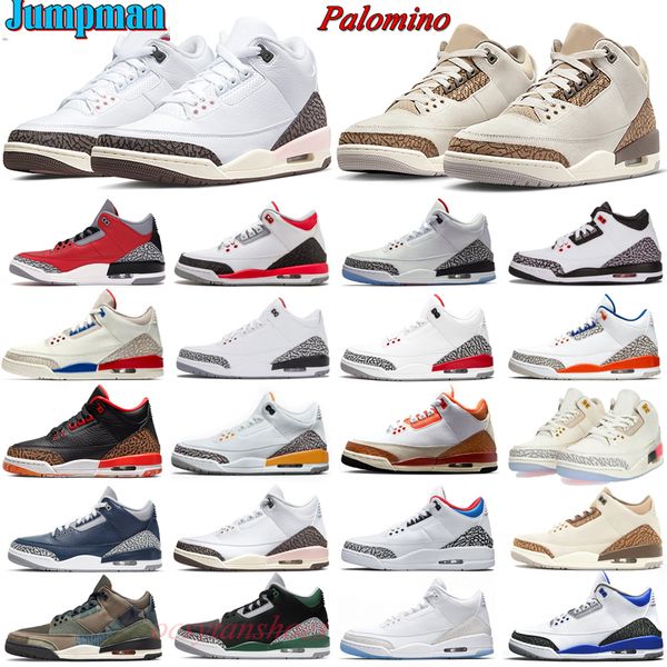 

with box jumpman 3s basketball shoes men women neapolitan varsity royal pine green mars stone palomino mens trainers sports sneakers