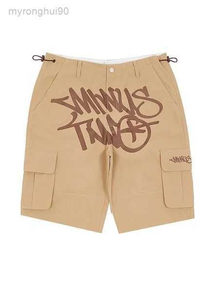 

y2k shorts minus two cargo mens summer harajuku hip hop punk rock gothic basketball track streetwear 2rxw, White;black