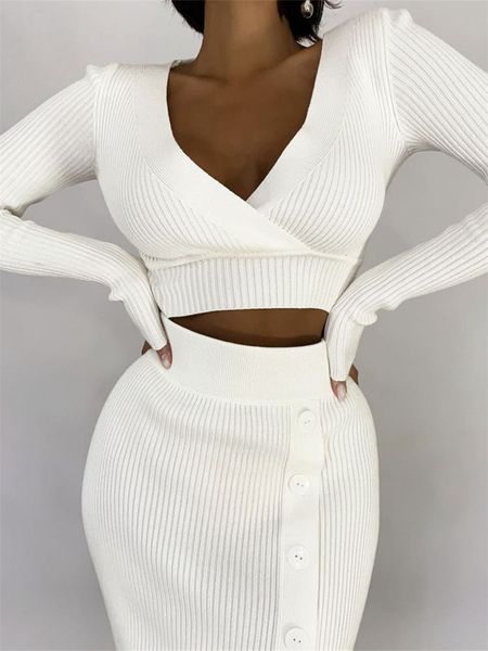 

women's sweaters wsevypo elegant vintage knit ribbed for women fall winter simple style chic long sleeve v neck cropped pullover 23080, White;black