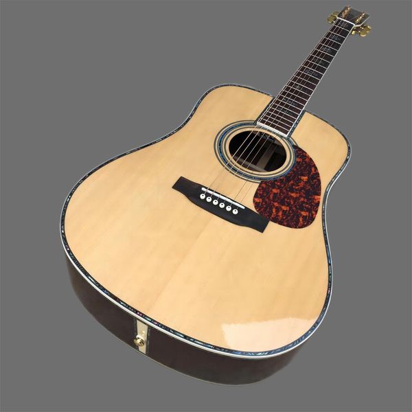 

acoustic guitar,41'' 45 d 20 frets pearl inlay with eq,solid spruce,rose wood on the side