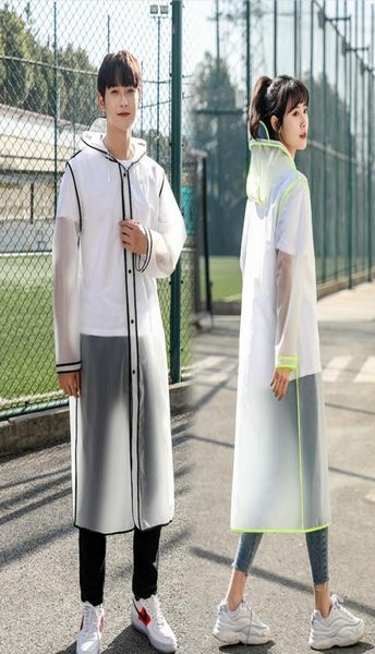 

women039s raincoat transparent waterproof ladies rain coat women windproof singleperson rainwear impermeable environmental tra8526116, Black