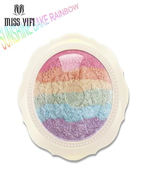 

rainbow highlighter makeup powder contour palette face glitter cosmetics1881239