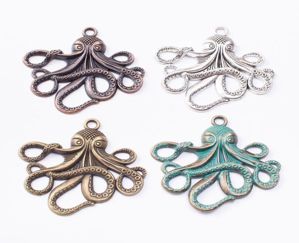 

20pcs 5557mm vintage bronze antique silver color copper ocs charms metal pendant for bracelet earring necklace diy jewelry8334961, Bronze;silver