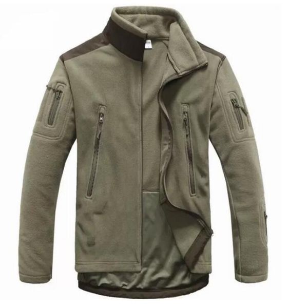 

tactical autumn winter fleece army jacket softshell outdoor hunting clothing men softshell style jackets1828285, Black;brown
