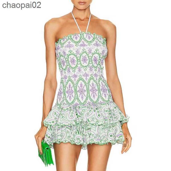 

2023 dress summer new solid a-line dress women's bra off shoulder embroidered short skirt, White;black