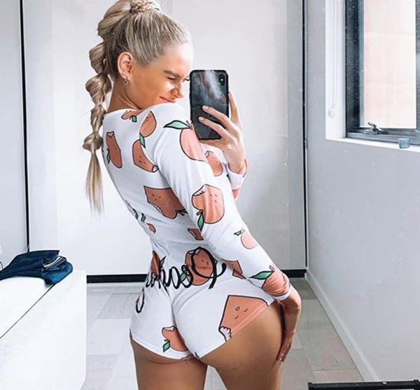 

women039s jumpsuits women long sleeve deep v neck bodycon playsuit onepiece peach print button slim clubwear jumpsuit short pa4928280, Black;white
