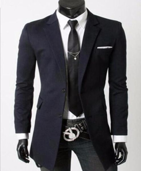 

men in europe and the leisure fashion trend in business english new boutique long small jackets in personality m2xl65511505127768, White;black