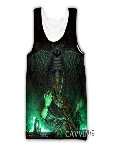 

men039s tank cavving 3d printed god eye of egypt pharaoh anubis ancient harajuku vest undershirt shirts streetwear for men4817074, White;black