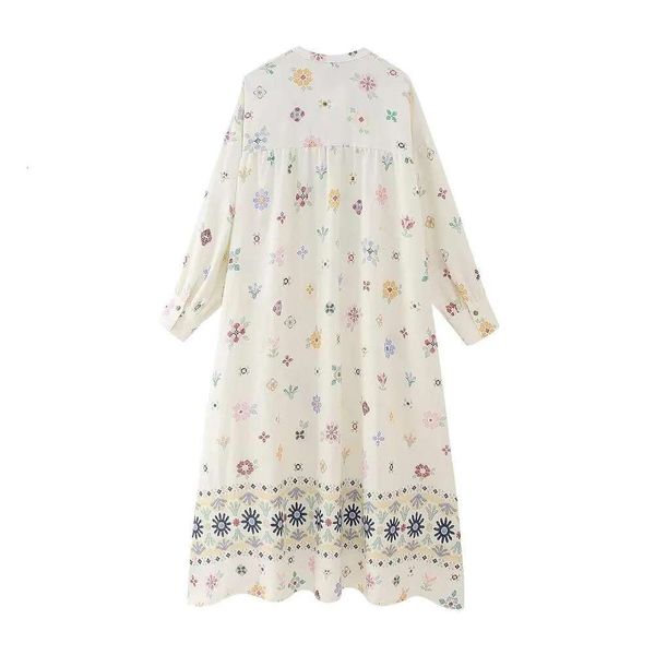 

summer style fashionable temperament linen blended print long dress for women, Black;gray