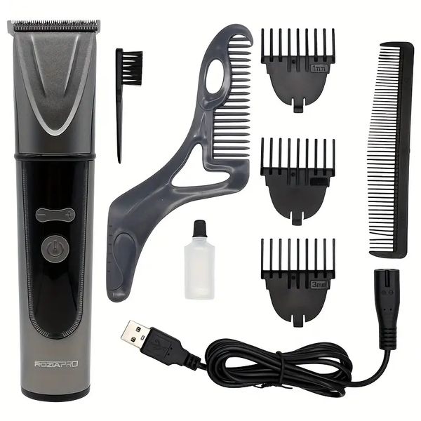 

professional hair clipper rechargeable powerful usb hair trimmer hair cutting machine for men suitable for father's day gift