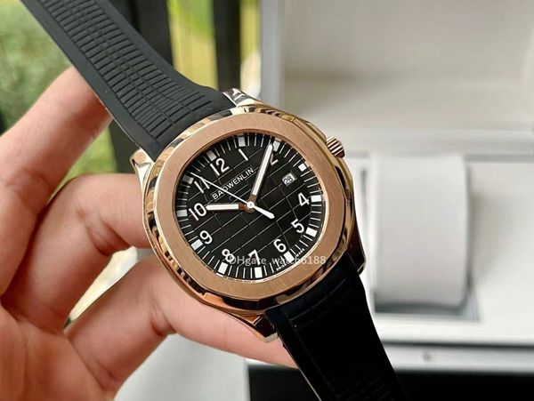 

men's watch class sports collection luxury business dress one piece case 40mm high recognition pp pillow case design lightweight automa, Slivery;brown