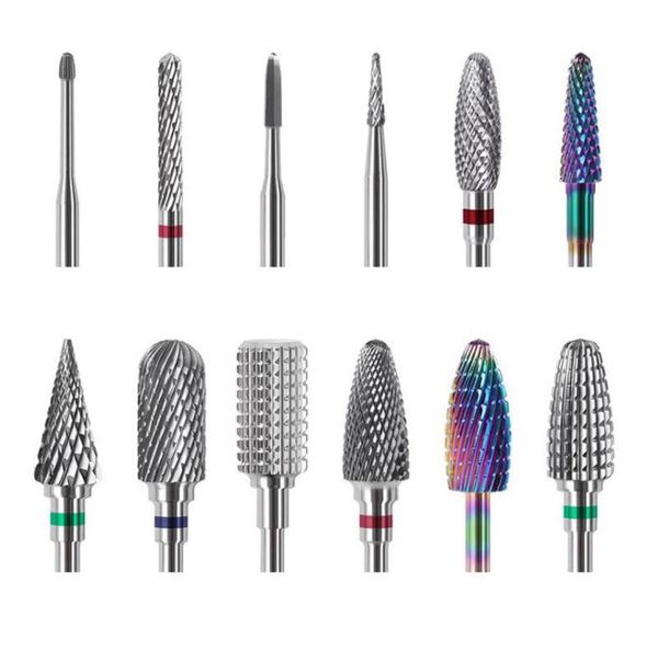 

pcs carbide tungsten cutter nail bit wearproof manicure polishing clean cuticle polishing tools for manicure drill4973006