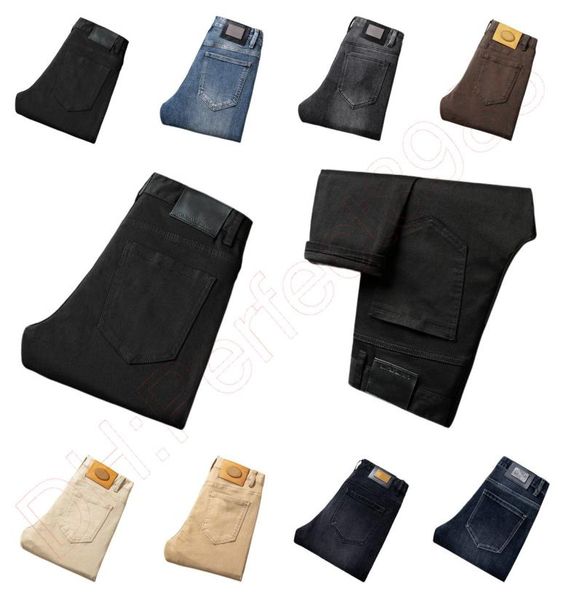 

new jeans chino pants pant men039s trousers stretch autumn winter closefitting jeans cotton slacks washed straight business ca6405804, Blue