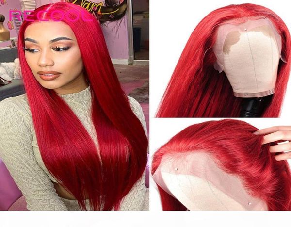 

99j burgundy lace front wig red hd transparent lace front human hair wigs 13x6 brazilian straight colored human hair wigs recool5514552, Black;brown
