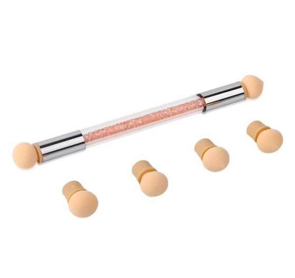 

dual tipped sponge gradient pen nail brush diy ombre nails blooming dotting pen nail art dual tipped tamping transfer tool4066856, Yellow