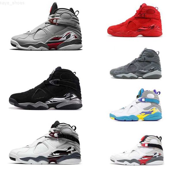 

8s man basketball shoes 8 aqua white alternate playoff cool grey ovo black countdown pack breathable jogging mens trainers sneakers