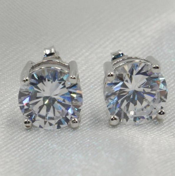 

choucong romantic jewelry stud earrings for wedding elegant 925 silver color 5a cubic zirconia stone cz diamond earring g5628321, Golden;silver
