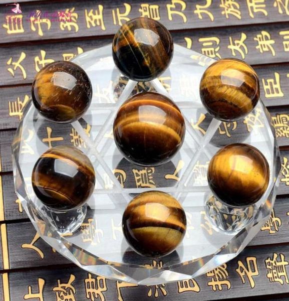 

himabm 1 set 7 pcs tigereye method crystal healing absorb energy psychic astrology telepathize scholomance for health care266o5350893
