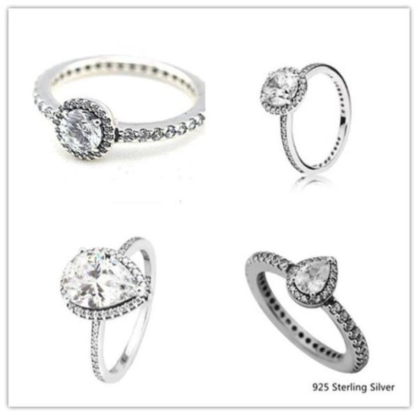 

rings compatible with jewelry radiant teardrop silver ring for women original 100 925 sterling silver jewelry ring75488729503275