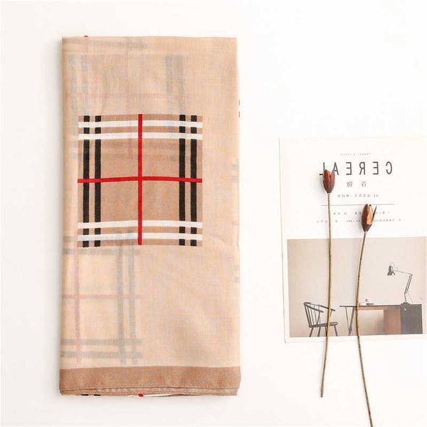 

b urbbery wool winter and autumn sarves online store korean fashion cotton linen scarves with messy rolled edges khaki plaid border scarf de, Blue;gray