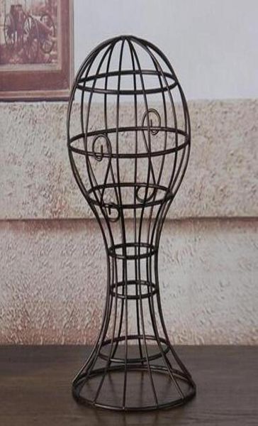 

metal mesh head mannequin hat stand dummy for modern wig making styling hair accessories display head model female male unisex3239523, White