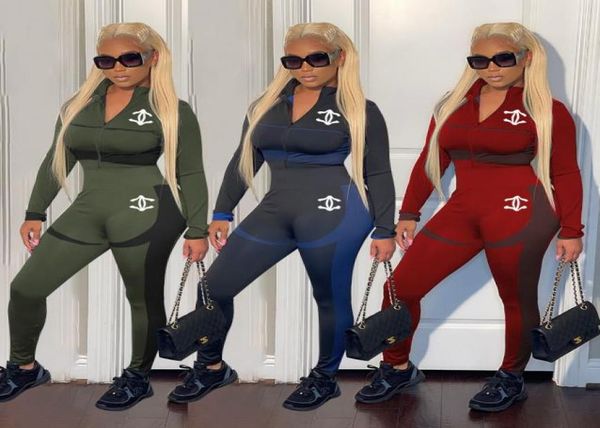

chic tracksuits women fashion set woman 2 pieces elegant two peice sets female party outifits sweatshirts and pants trouser suit f3516178, Gray