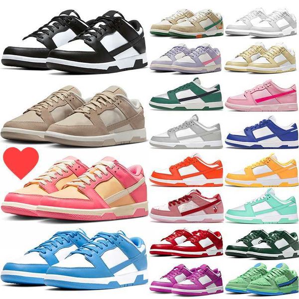 

shipping fast designer panda low casual men shoes unc strawberry womens syracuse triple pink grey fog strangelove mens trainers sports sneak, Black